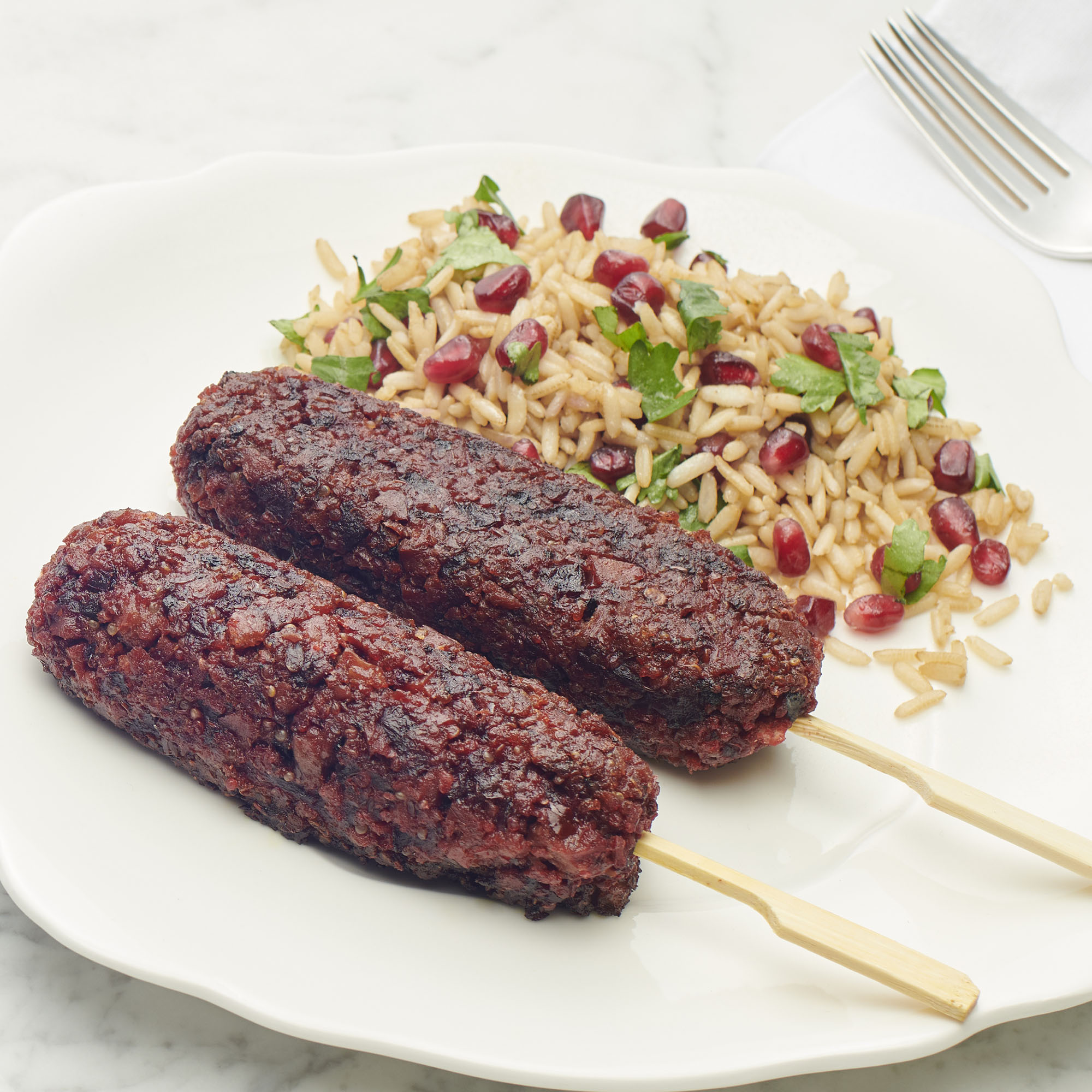 Stan Kofta with Pomegranate & Wholegrain Rice